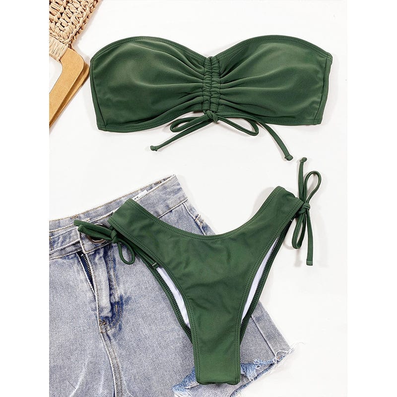 Bikini brazylijskie z podszyciem w biuście