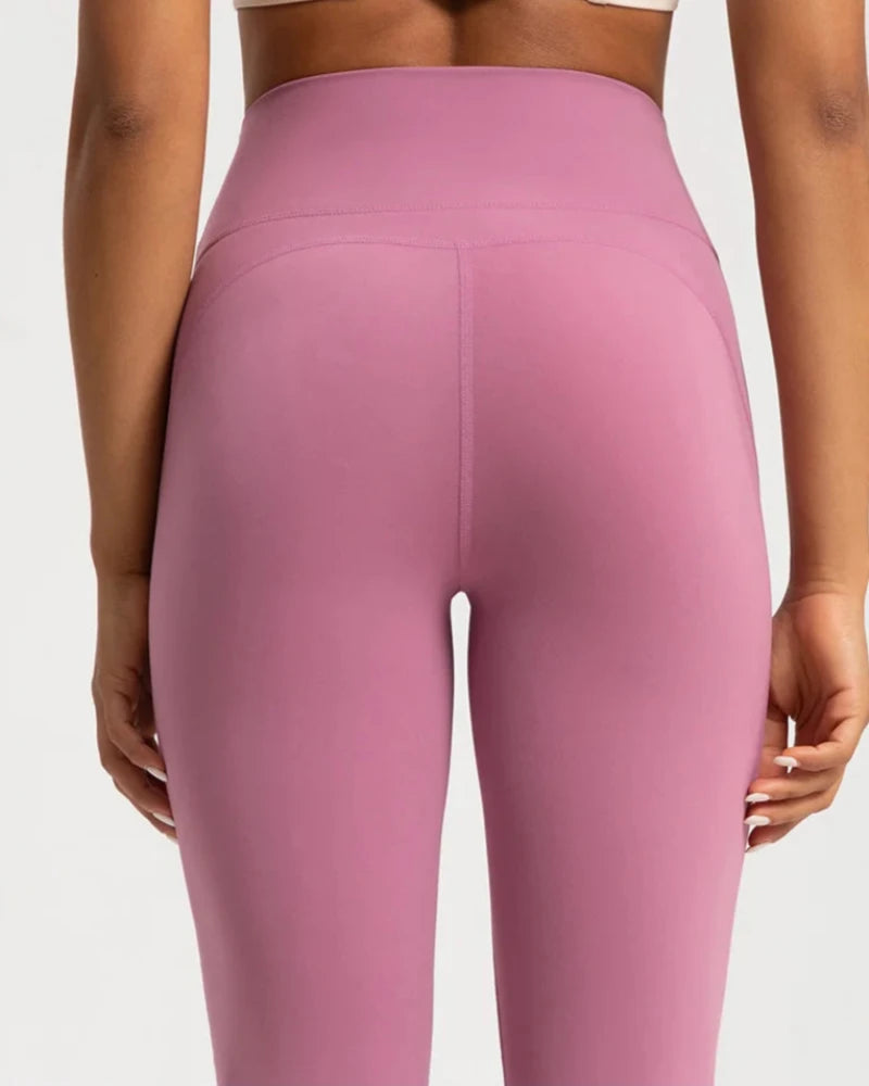Legginsy sportowe z rozszerzanymi nogawkami