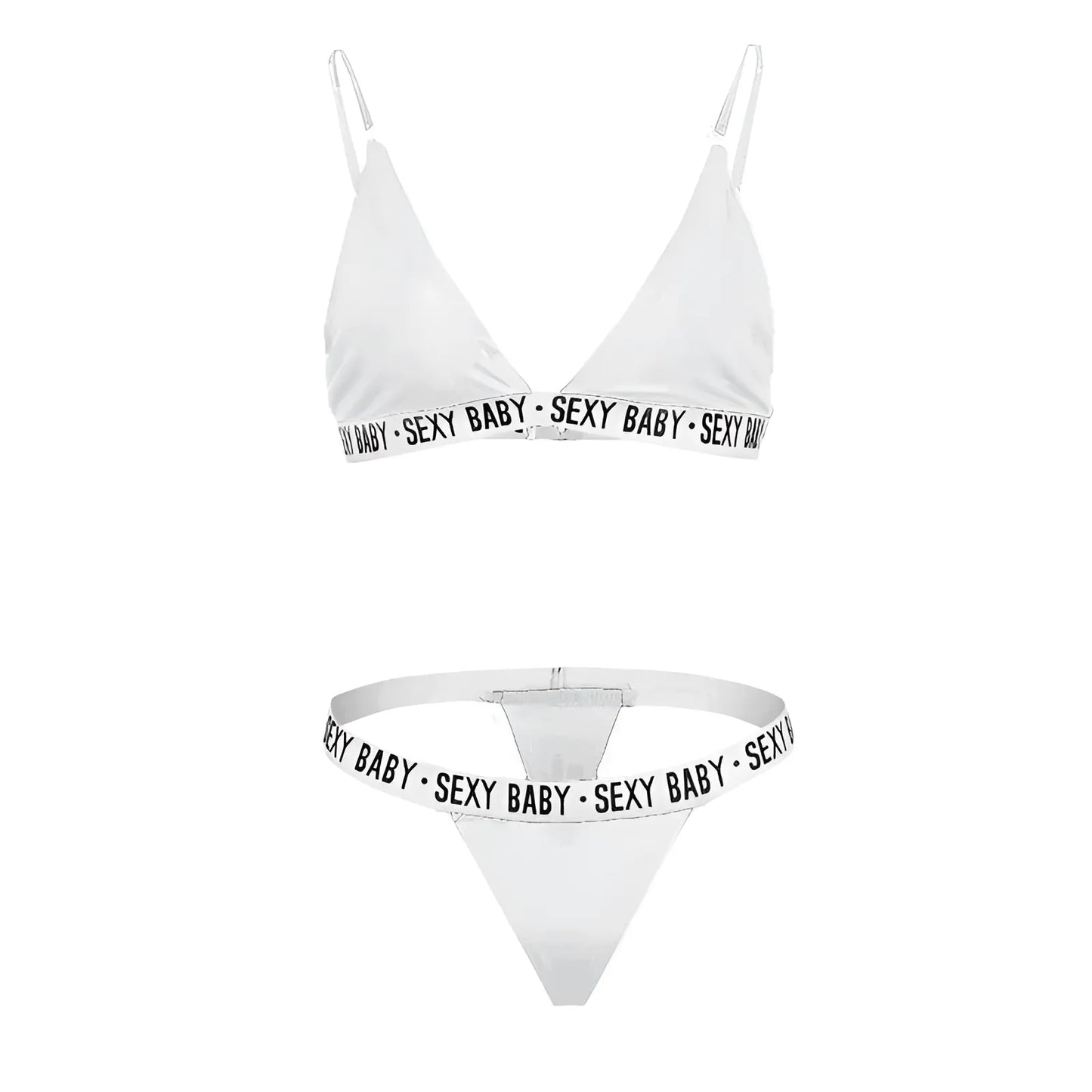 Komplet bielizny z napisami SEXY BABY