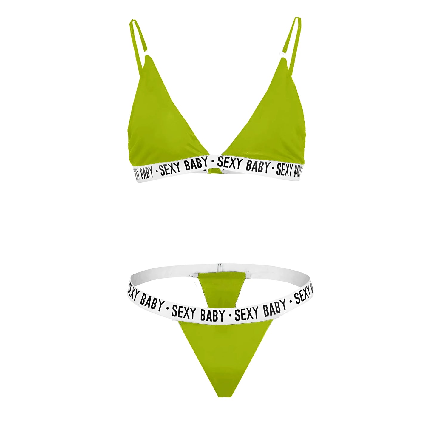 Komplet bielizny z napisami SEXY BABY
