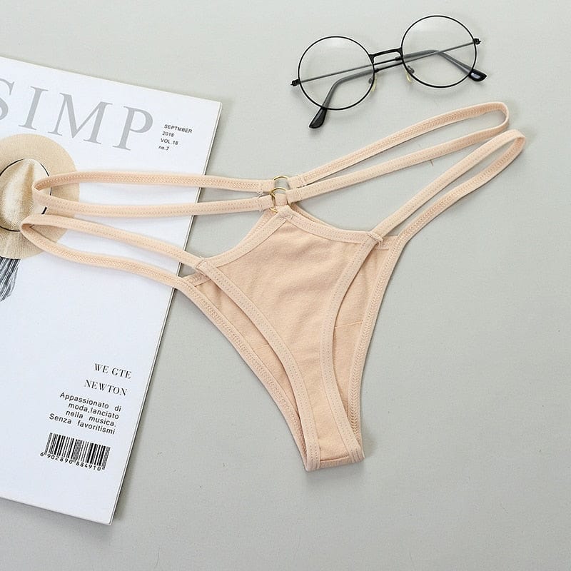 Stringi z podwójnymi paseczkami