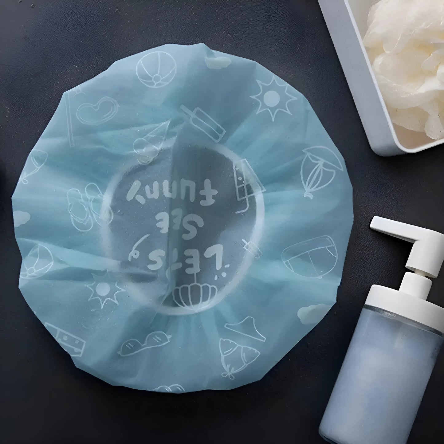 Czepek do kąpieli z gumką