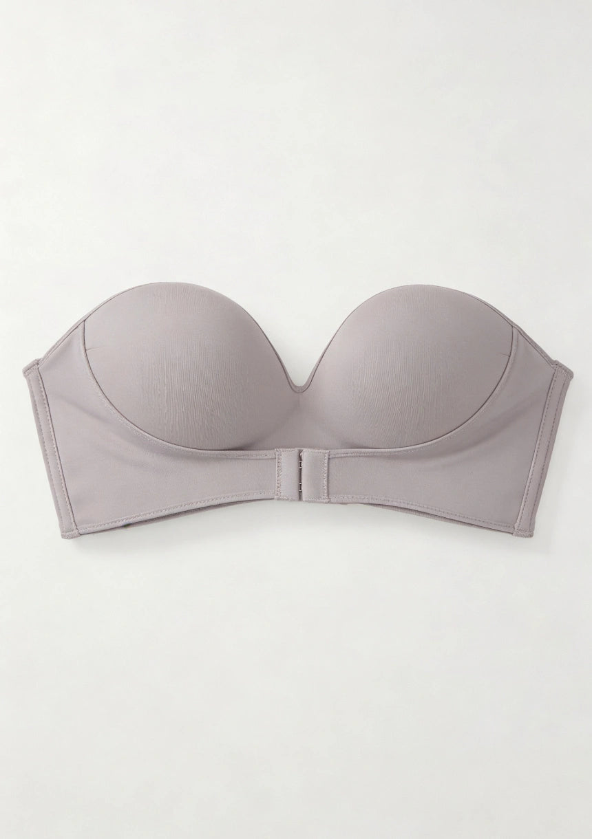 Biustonosz push up zapinany z przodu