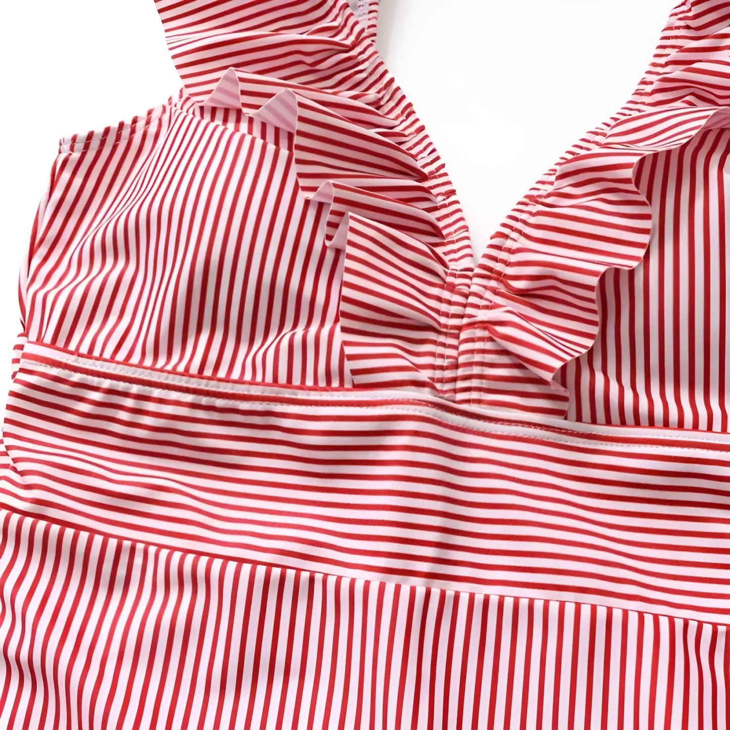 Jednoczęściowy strój kąpielowy w paski