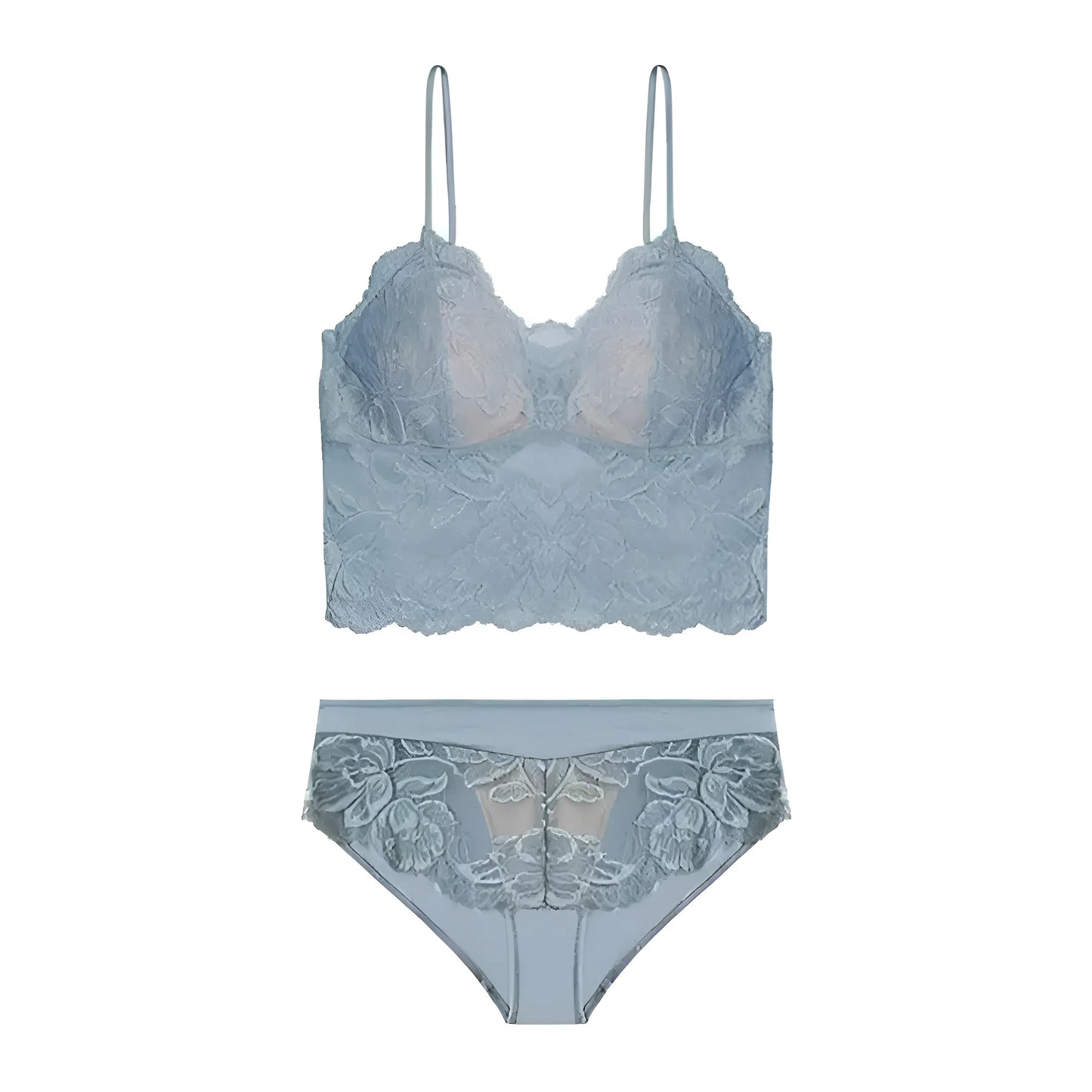 Komplet bielizny koronkowej z bralette