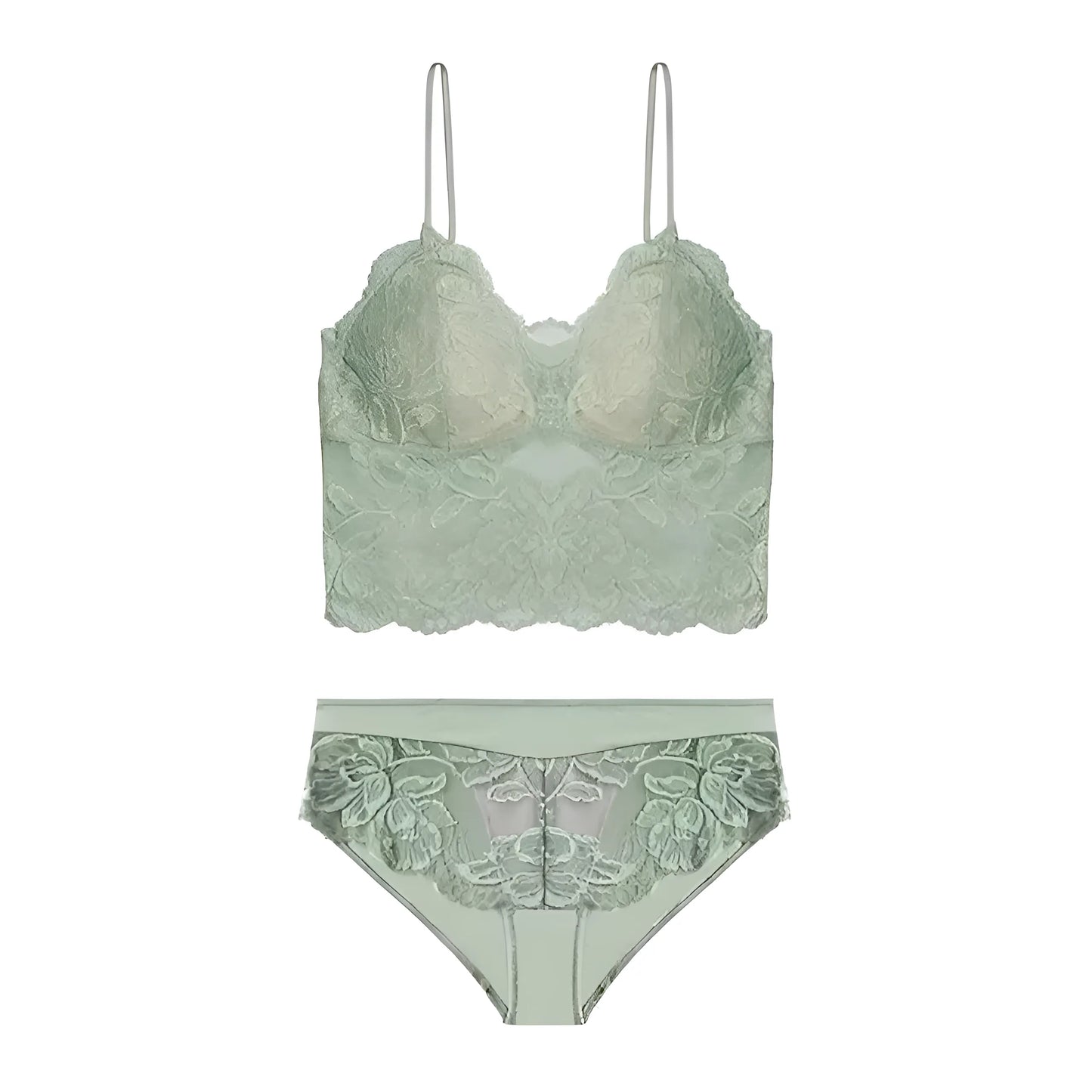 Komplet bielizny koronkowej z bralette