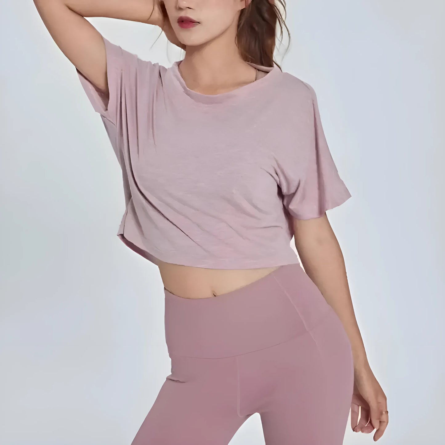 Luźny top sportowy