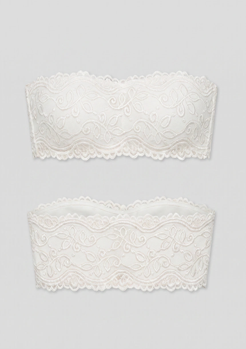 Koronkowy biustonosz bandeau