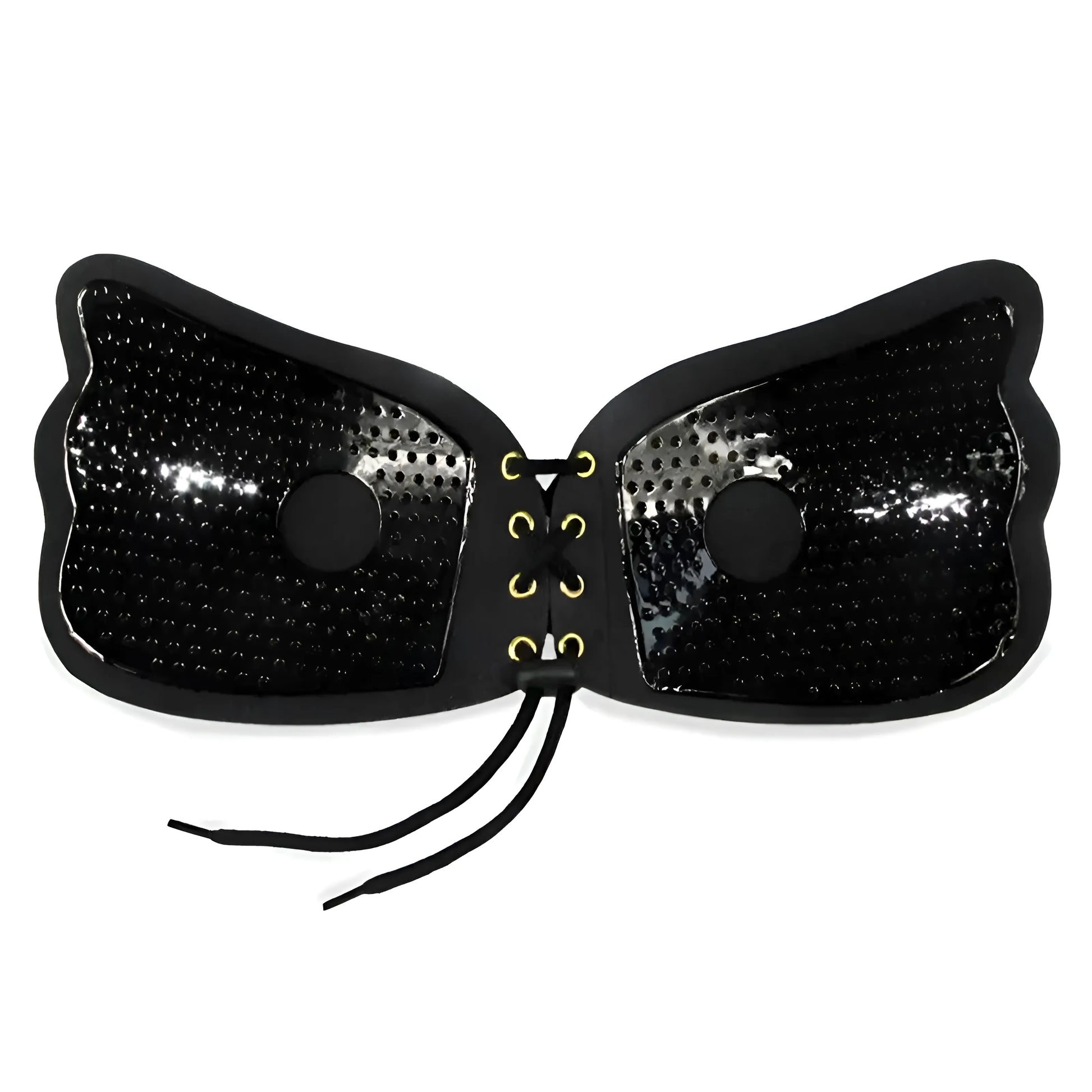 Motylkowy biustonosz samonośny ze ściągaczem