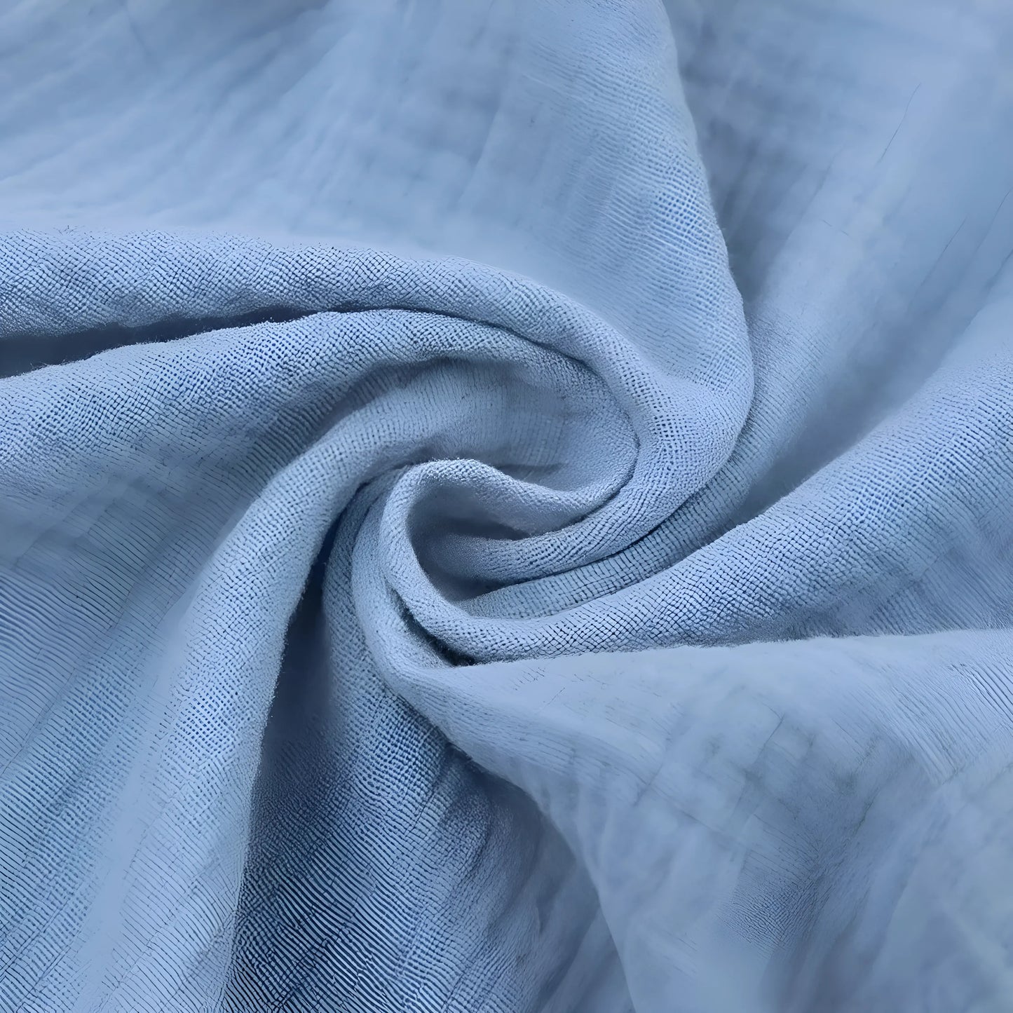 Muślinowy peniuar z rękawami 3/4