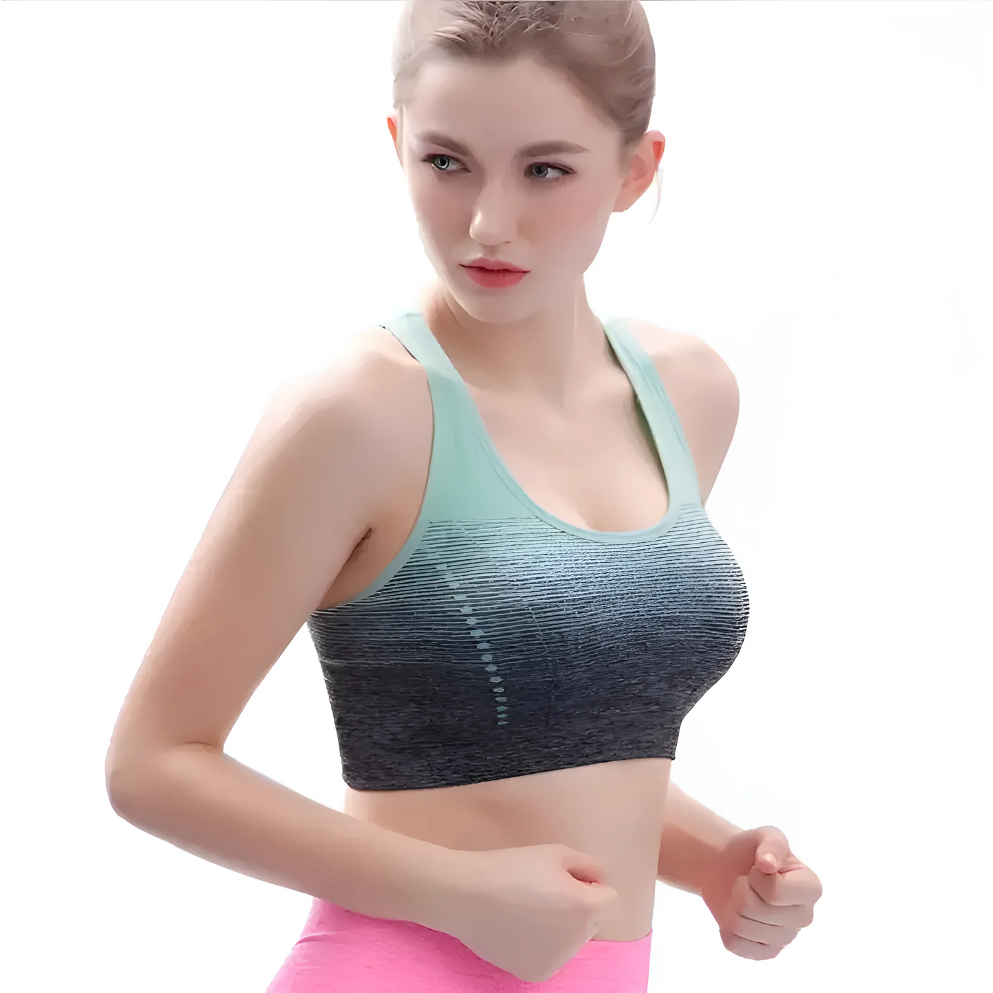 Oddychający biustonosz sportowy