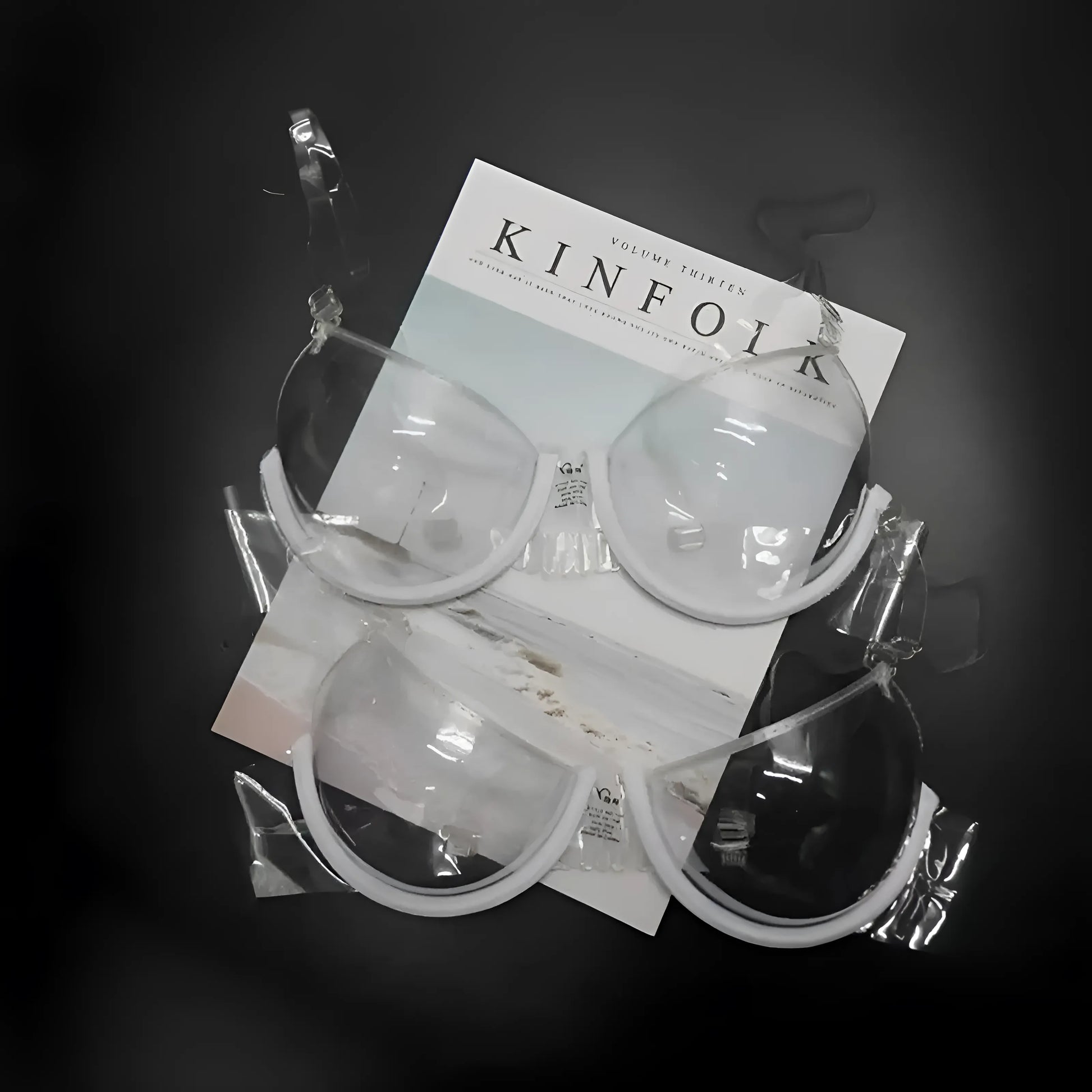 Przezroczysty biustonosz