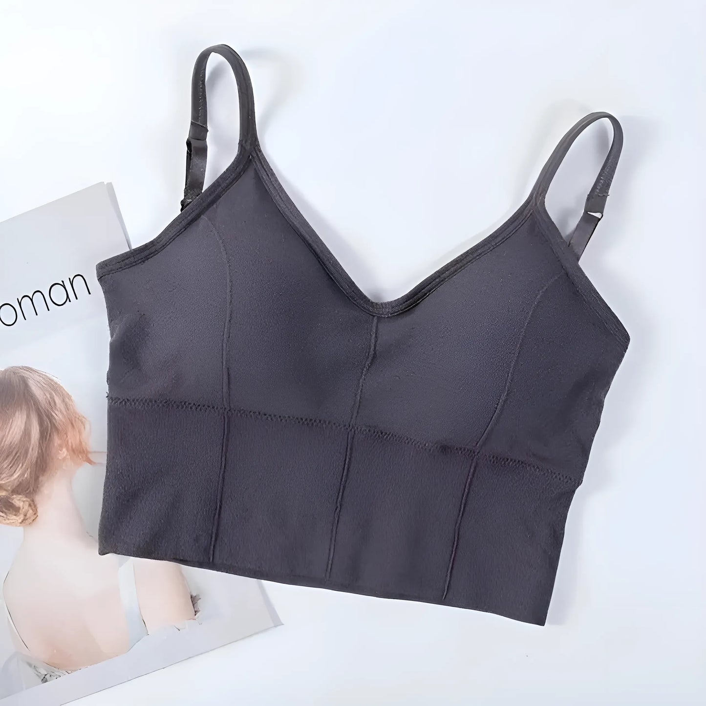 Szary Biustonosz bralette w formie topu