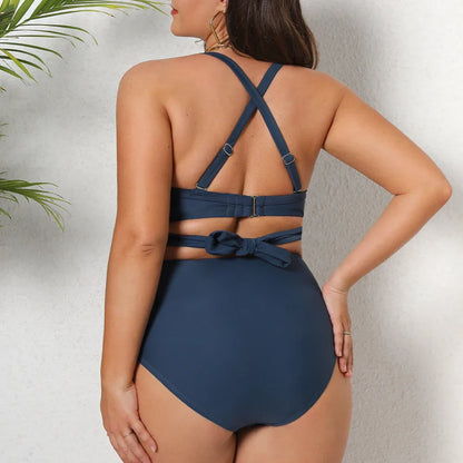 Strój kąpielowy plus size z regulowanym biustonoszem