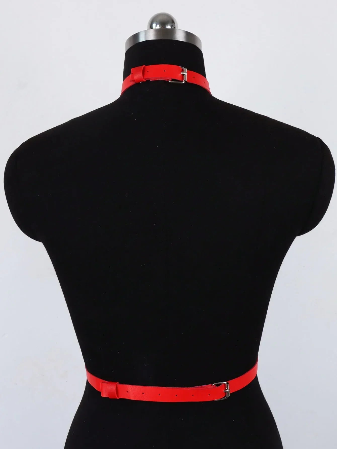 Harness na biust z chokerem