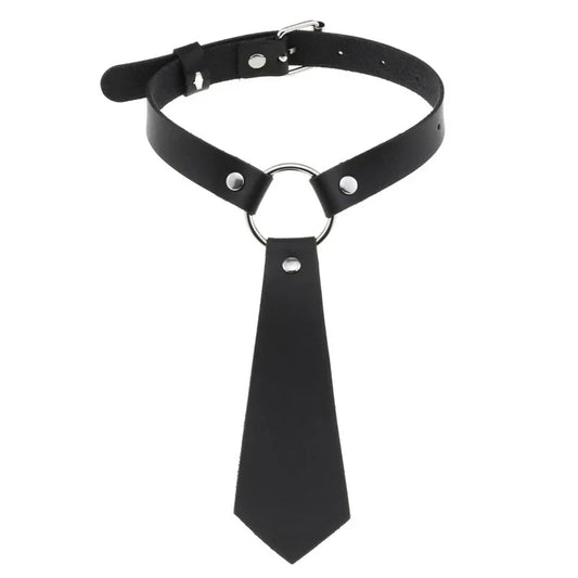 Choker z krawatem