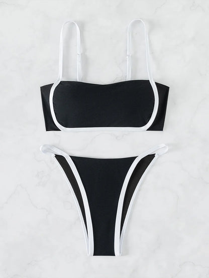 Bikini z wiązaniem na plecach
