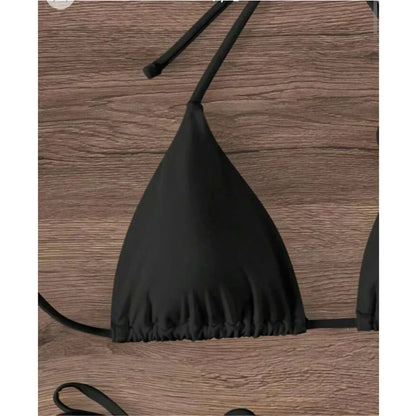 Dwuczęściowy strój kąpielowy z wiązanym bikini