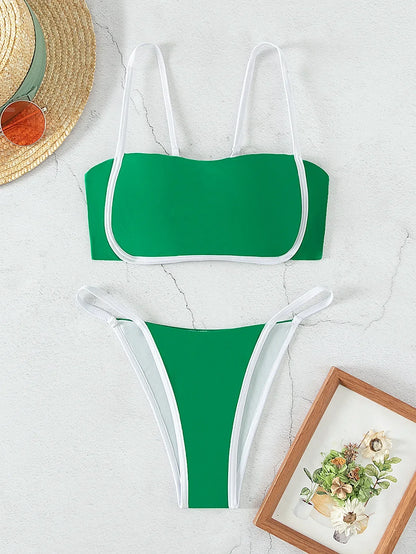 Bikini z wiązaniem na plecach