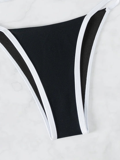Bikini z wiązaniem na plecach