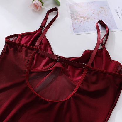 Seksowne body z delikatną siateczką