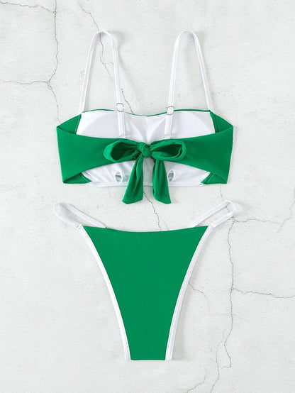 Bikini z wiązaniem na plecach