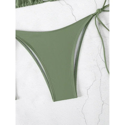Bikini z regulowanymi trójkątnymi miseczkami