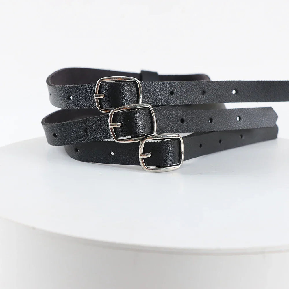Choker harness z regulowanymi paskami