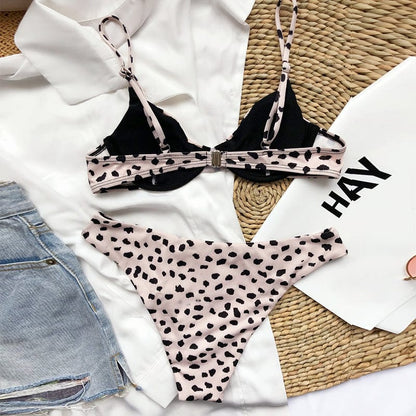 Bikini usztywniane z regulowanymi ramiączkami