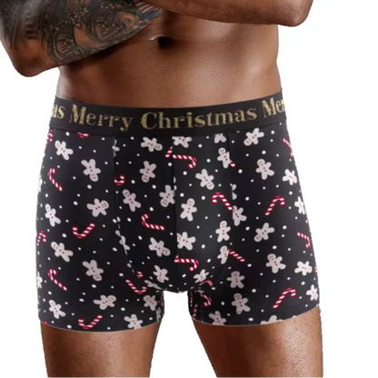 Trójpak bokserek męskich z motywem świątecznym