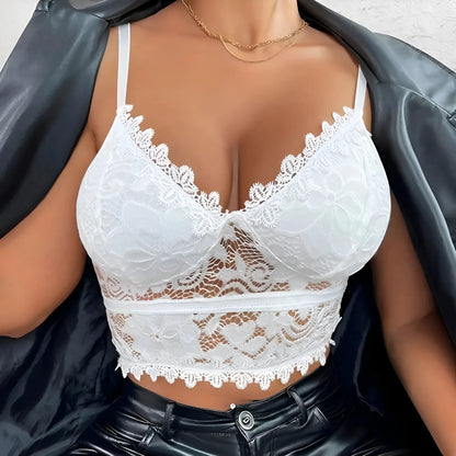  Biustonosz koronkowy bralette w formie topu