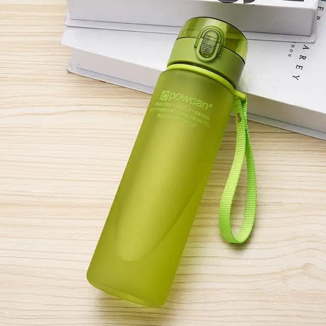 Butelka na wodę z napisami - Zielony / 400 ML
