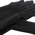 Długie przezroczyste rękawiczki - Czarny / Uniwersalny