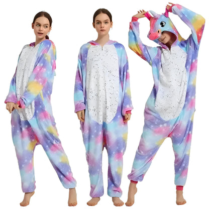 Fioletowy Onesie jednorożec galaxy