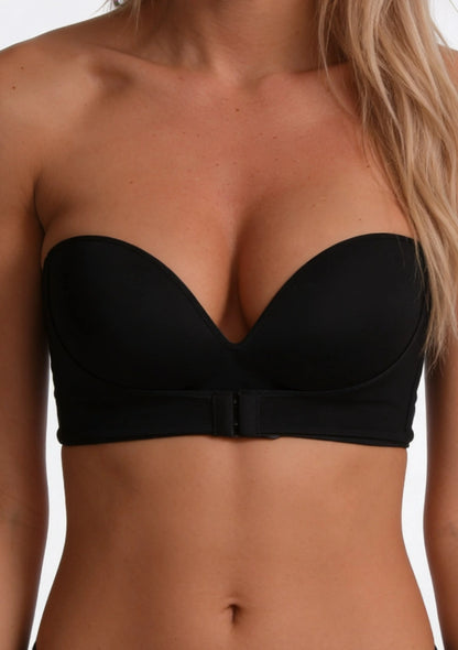 Biustonosz push up zapinany z przodu