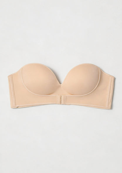 Biustonosz push up zapinany z przodu