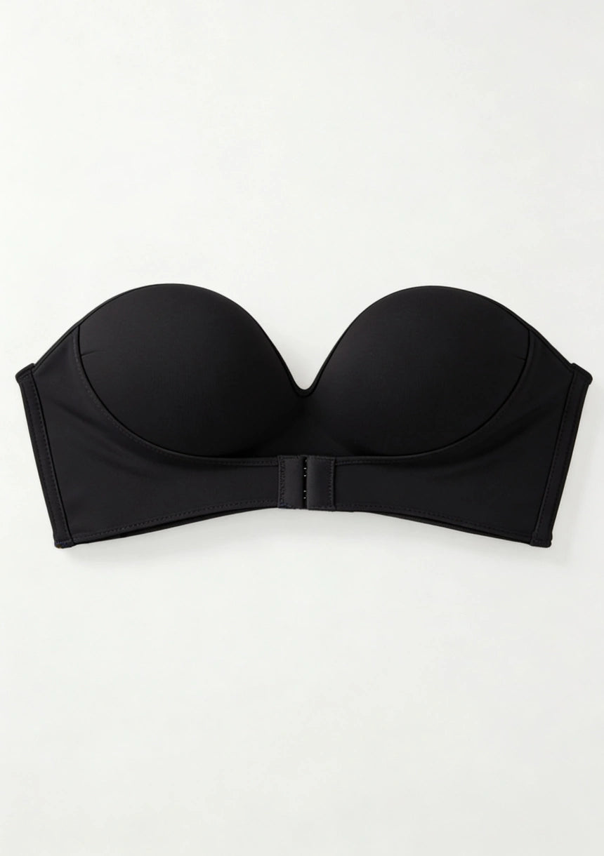 Biustonosz push up zapinany z przodu