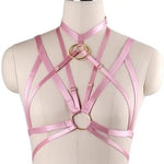Harness w pastelowych kolorach - Różowy / Uniwersalny