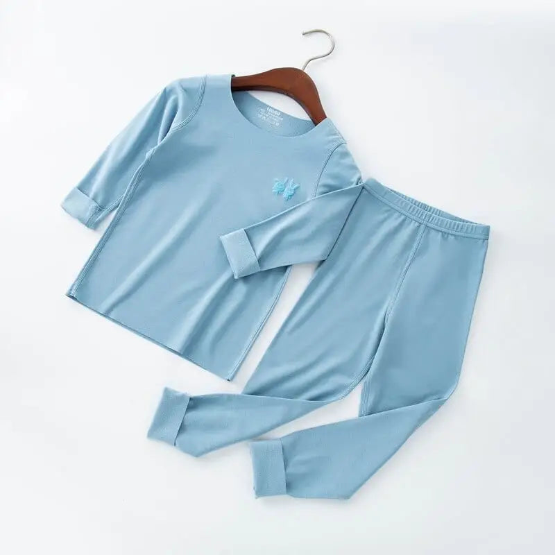 Klasyczna piżama dziecięca - Niebieski / 105cm