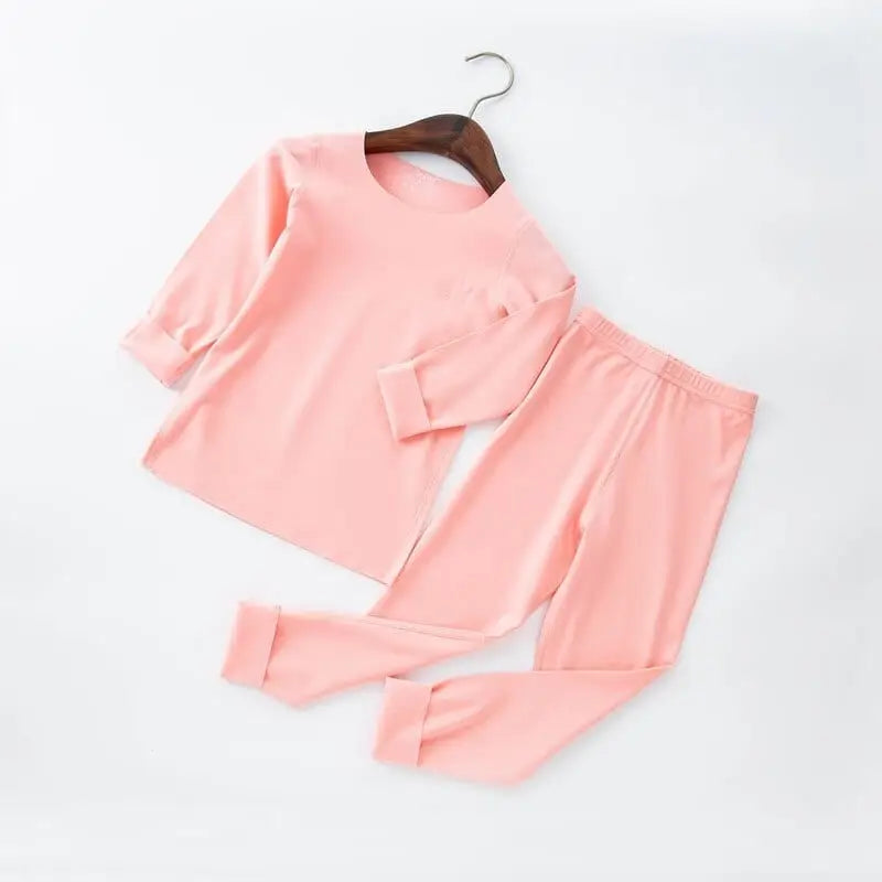 Klasyczna piżama dziecięca - Różowy / 105cm