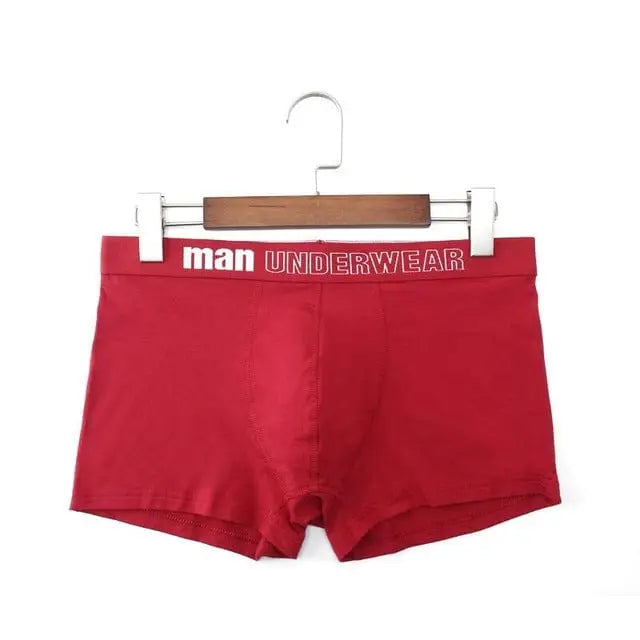 Klasyczne bokserki męskie Manunderwear - Czerwony / S