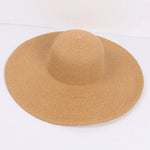 Klasyczny kapelusz plażowy - Brązowy / Uniwersalny
