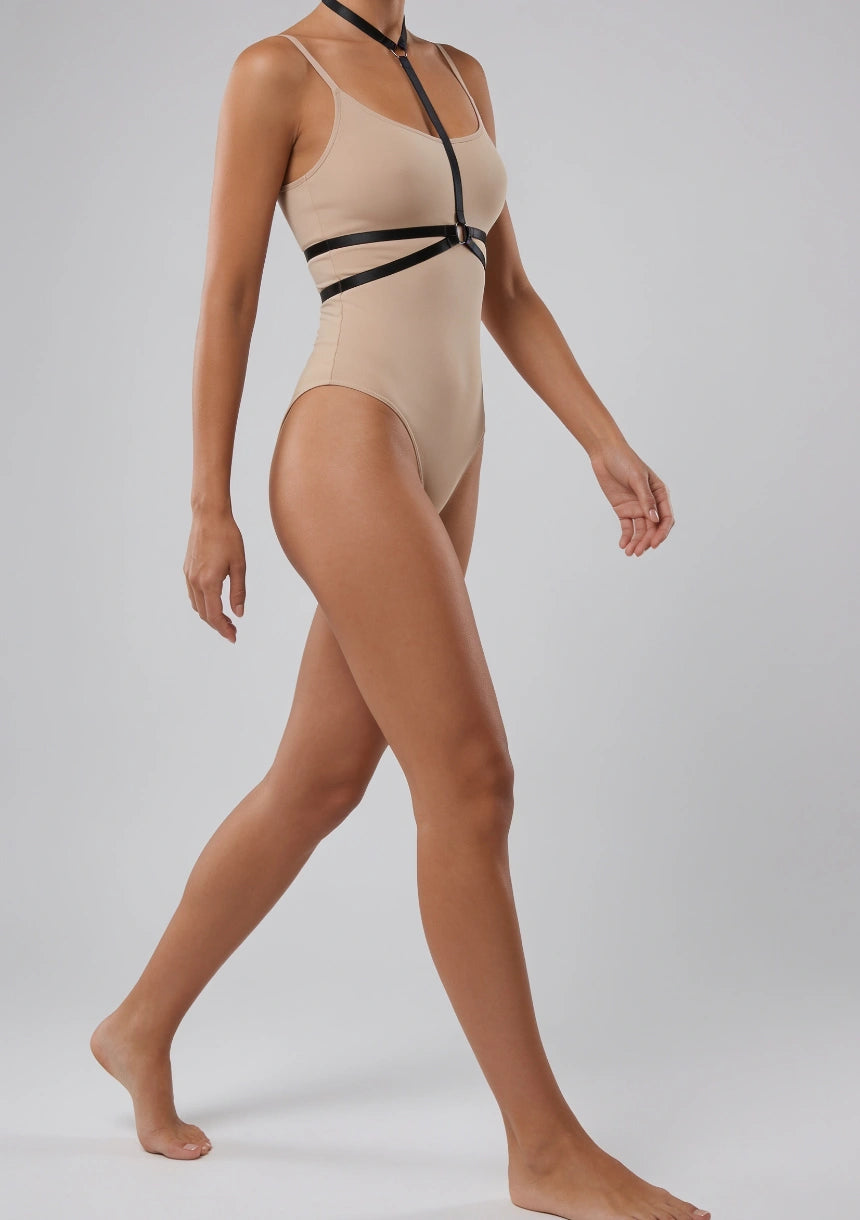 Harness do biustonosza z chokerem