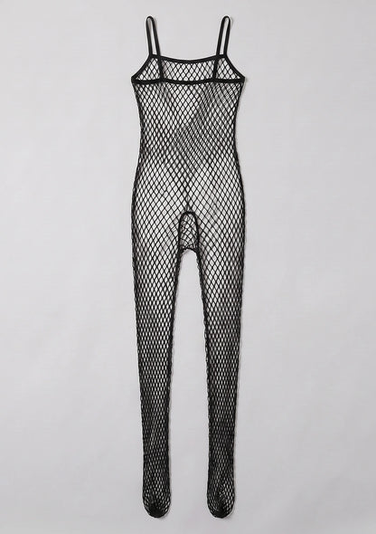 Kabaretkowe bodystocking na ramiączkach
