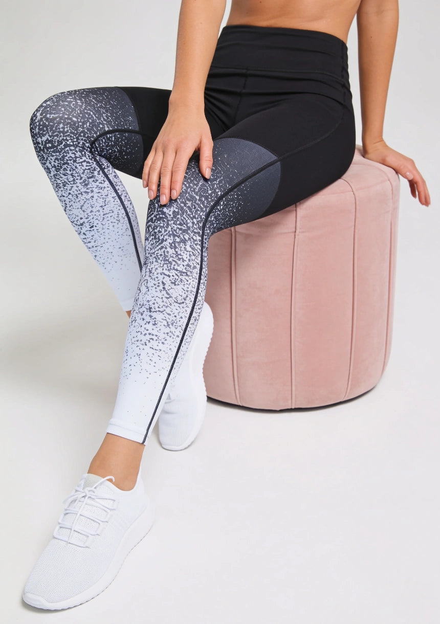 Legginsy sportowe z efektem ombre