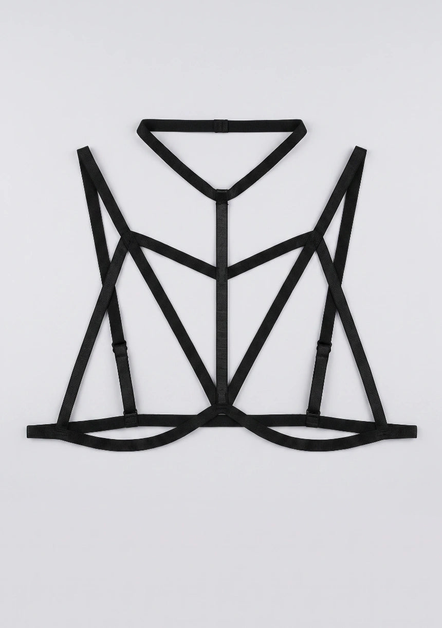 Ozdobny harness do biustonosza