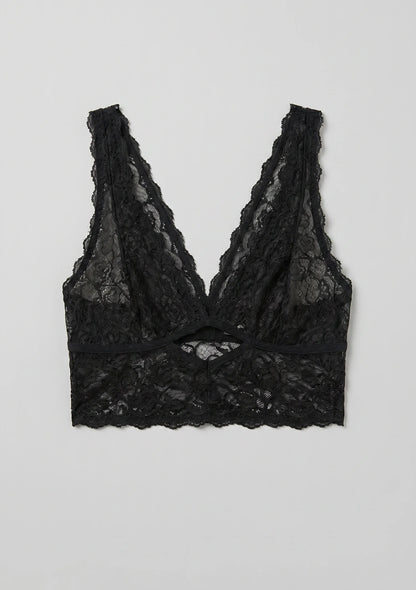 Trójkątny biustonosz koronkowy bralette