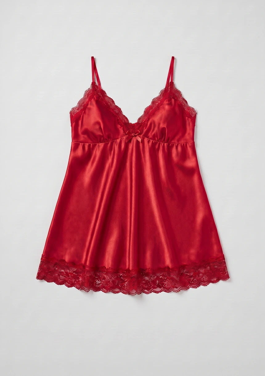 Koszula nocna z koronką plus size