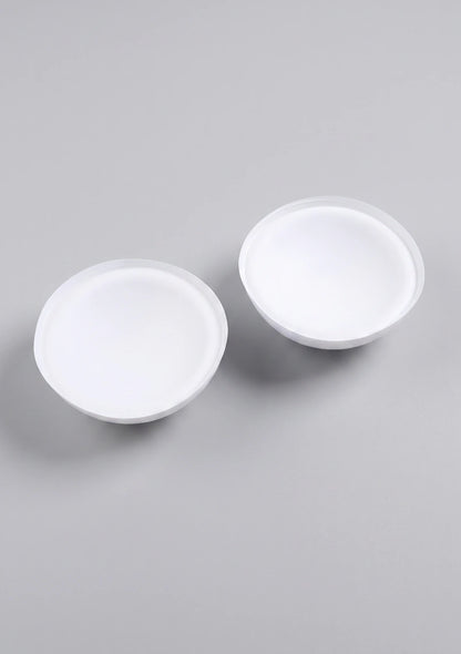 Okrągłe materiałowe wkładki do biustonosza