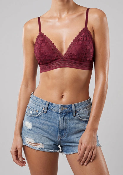 Koronkowy biustonosz bralette